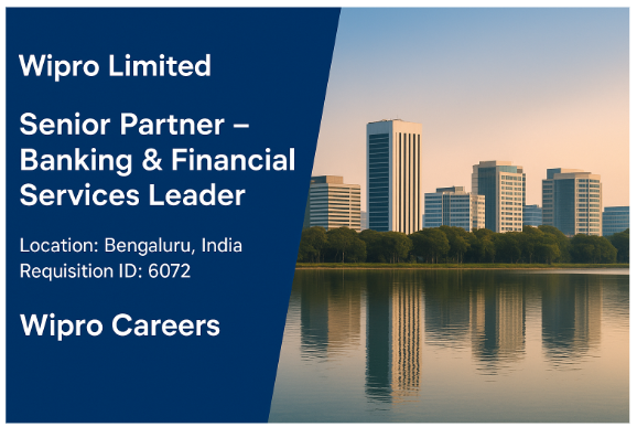 Senior Partner – Lead Banking & Financial Services Digital Transformation in India