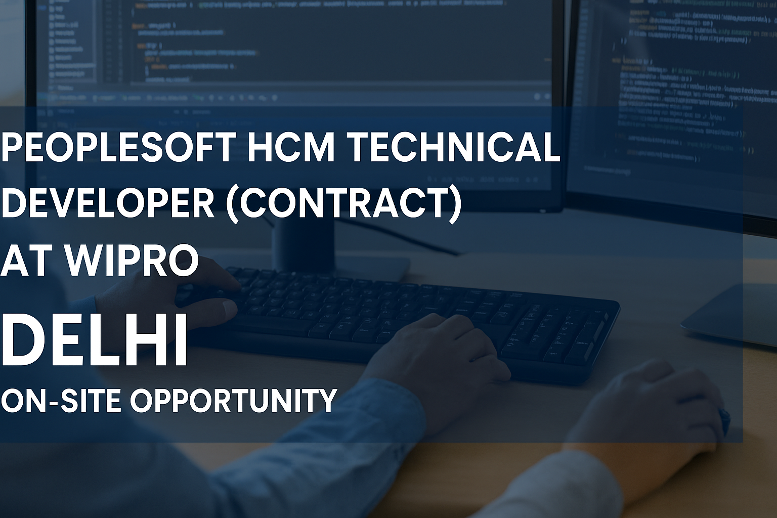 ERP & PeopleSoft Emphasis: ERP Consultant (PeopleSoft HCM) – Contract Job at Wipro | Delhi Careers 2025
