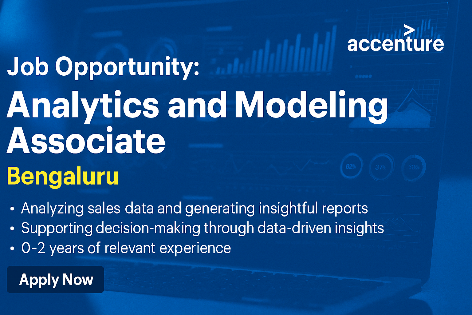 Apply Now: Analytics & Modeling Associate – Sales Enablement Role | Accenture Bengaluru