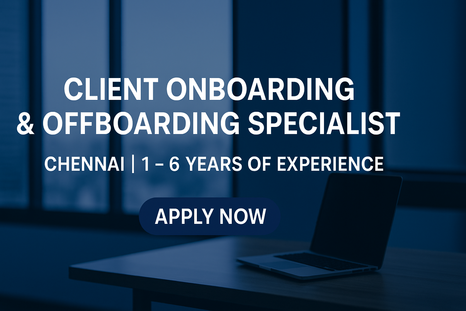 Client Onboarding & Offboarding Specialist Jobs in Chennai – Apply for Regulatory Product Fulfilment Role (1–6 Yrs Exp)