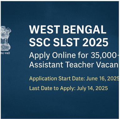 West Bengal SSC SLST 2025: Apply Online for 35,000+ Assistant Teacher Vacancies – Eligibility, Dates, and Notification