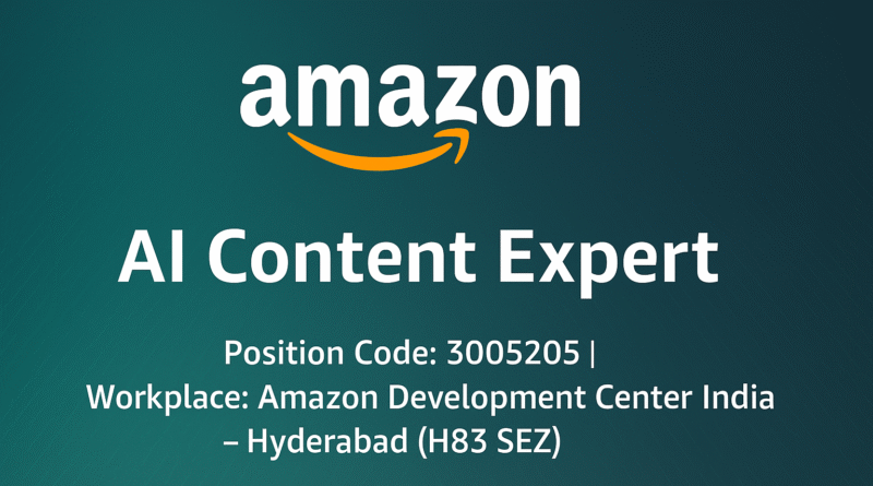 Amazon AI Content Expert Jobs | Elevate Language Models with High-Quality Data